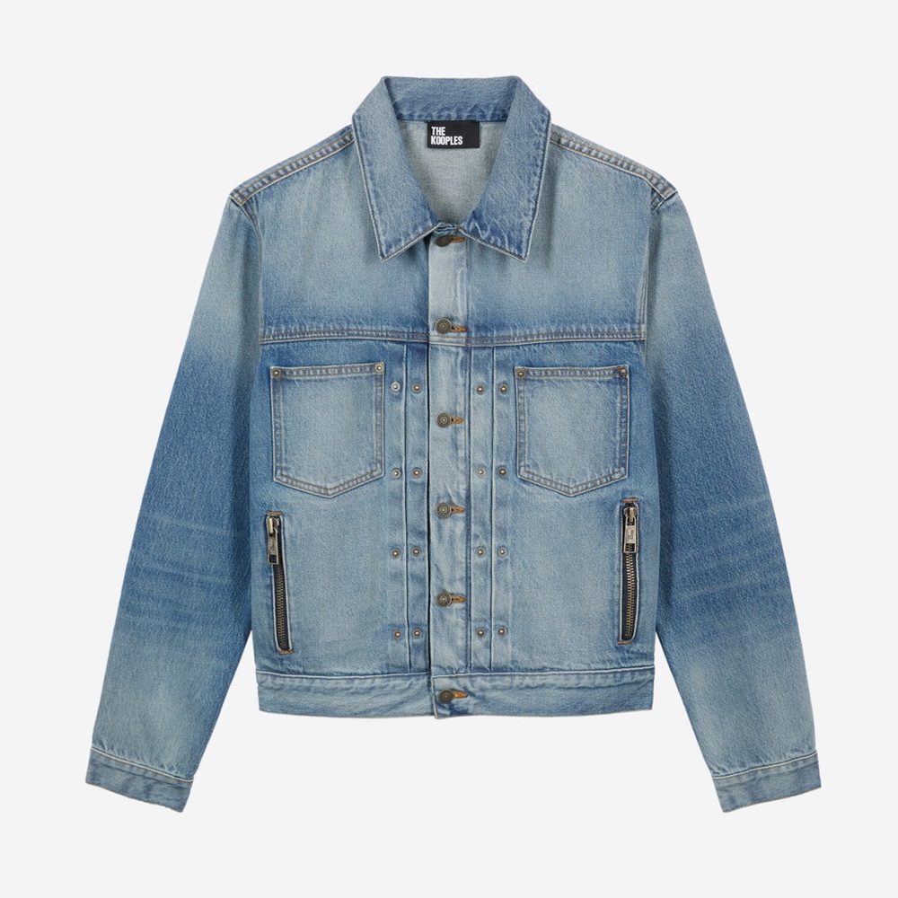 The Kooples Light Blue Denim Jacket